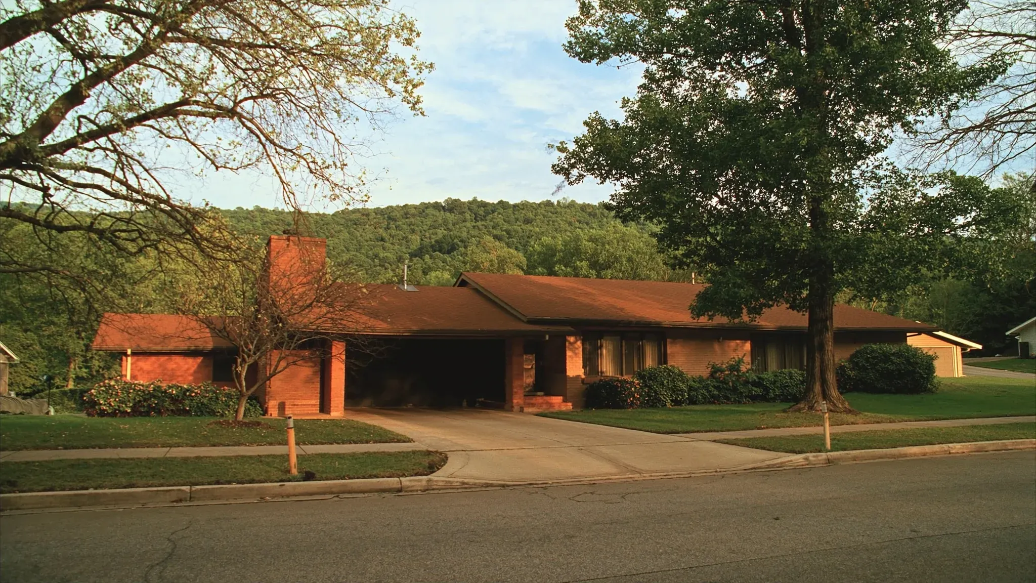 Suburban subdivision home in Hixson Tennessee